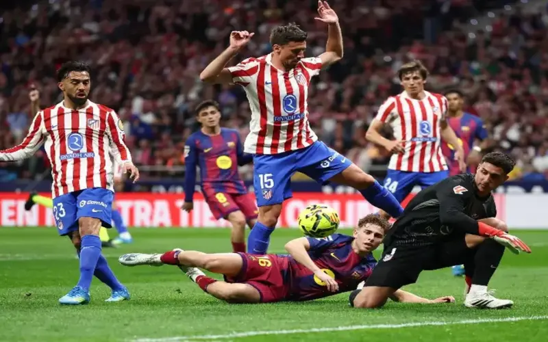 مشاهدة مباشرة لمباراة برشلونة 2 – 1 أتلتيكو مدريد في الدوري الإسباني